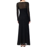 Tom Ford Black Metallic Fibre Casual Dress