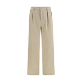 Prada Beige Cotton Casual Pants