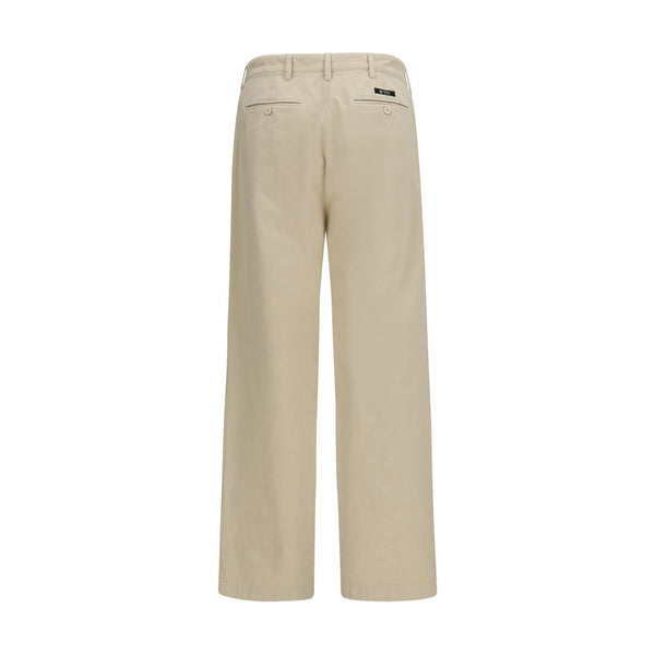 Prada Beige Cotton Casual Pants