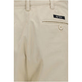 Prada Beige Cotton Casual Pants
