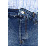 Alexander Wang Blue Cotton Bermuda Shorts