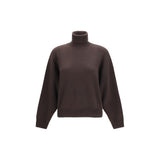 Brunello Cucinelli Brown Cashmere Turtleneck