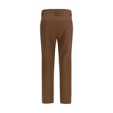Brunello Cucinelli Brown Elastane Casual Pants
