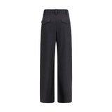 Brunello Cucinelli Gray Wool Oves Aries Dress Pants