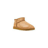 UGG Beige Leather Ankle Boots