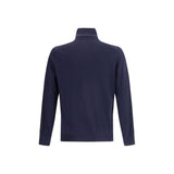 Brunello Cucinelli Blue Wool Oves Aries Turtleneck