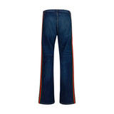 Gucci Blue Cotton Flared Jeans