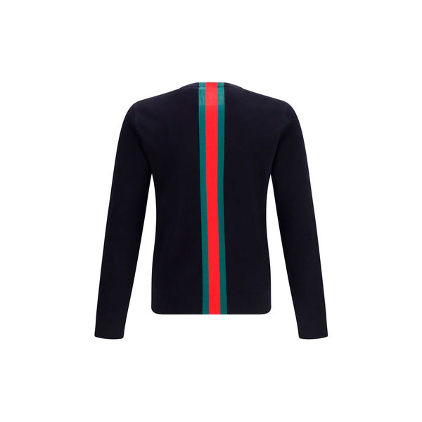 Gucci Blue Cotton Sweatshirt