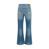 Amiri Blue Cotton Flared Jeans
