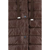 Herno Brown Polyester Full-Length Jacket
