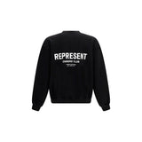 Represent Black Cotton Sweatshirt
