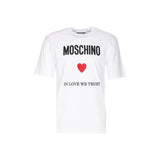 Moschino Couture White Cotton T-Shirt