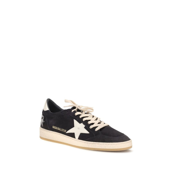 Golden Goose Black Calf Leather Bos Taurus Athletic Sneakers