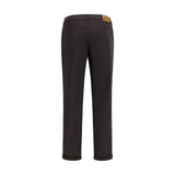 Brunello Cucinelli Brown Cotton Relaxed Fit Jeans