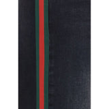 Gucci Black Cotton Straight-Leg Jeans