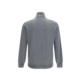 Brunello Cucinelli Gray Wool Oves Aries Turtleneck