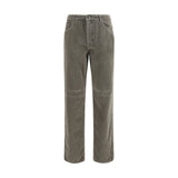 Brunello Cucinelli Bicolor Cotton Casual Pants