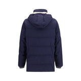 Brunello Cucinelli Blue Goose Down Shell Jacket