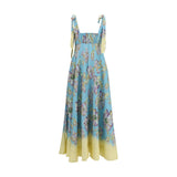Alemais Multicolor Linen Casual Dress