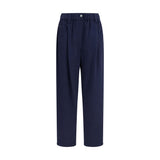 Brunello Cucinelli Blue Wool Oves Aries Pants