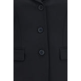 Alexander McQueen Black Wool Oves Aries Full-Length Jacket