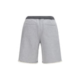 Brunello Cucinelli Gray Cotton Bermuda Shorts