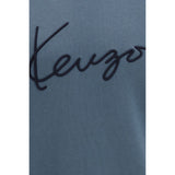 Kenzo Blue Cotton Sweatshirt
