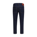 Dsquared² Blue Cotton Slim Fit Jeans