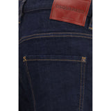 Dsquared² Blue Cotton Slim Fit Jeans