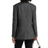 Brunello Cucinelli Black Elastane Blazer