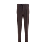 Brunello Cucinelli Brown Cotton Casual Pants