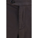 Brunello Cucinelli Brown Cotton Casual Pants