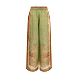 Zimmermann Multicolor Silk Casual Pants