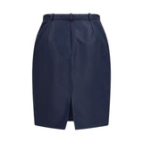 Gucci Blue Silk Skirt