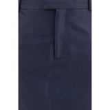 Gucci Blue Silk Skirt