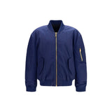 Balmain Blue Polyamide Bomber