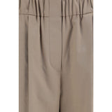 Brunello Cucinelli Beige Cotton Casual Pants
