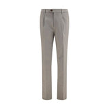 Brunello Cucinelli Bicolor Cotton Chino Pants