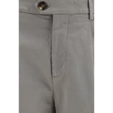 Brunello Cucinelli Bicolor Cotton Chino Pants