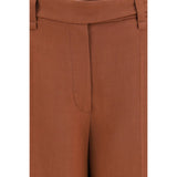 Brunello Cucinelli Brown Viscose Casual Pants