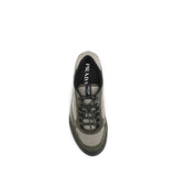 Prada Bicolor Polyester Athletic Sneakers