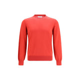 Brunello Cucinelli Red Cotton Sweatshirt