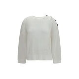 Brunello Cucinelli White Cotton Sweatshirt