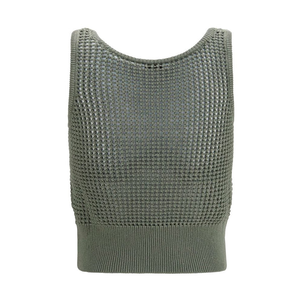 Brunello Cucinelli Bicolor Cotton Tank Tops