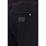 Dolce & Gabbana Black Cotton Joggers (Workout Pants)