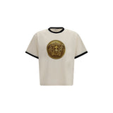 Versace Beige Cotton T-Shirt