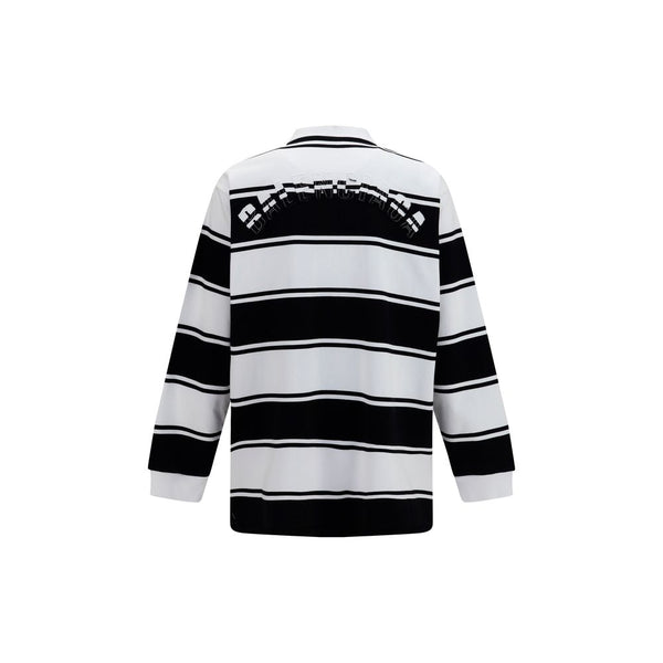 Balenciaga White Cotton Polo Shirt