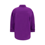 Balenciaga Purple Cotton Shirt