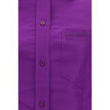 Balenciaga Purple Cotton Shirt