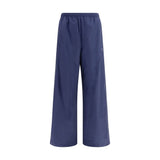 Balenciaga Blue Cotton Athletic Pants